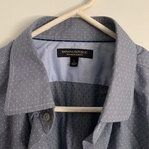 BANANA REPUBLIC Slim Fit Button-Up Shirt